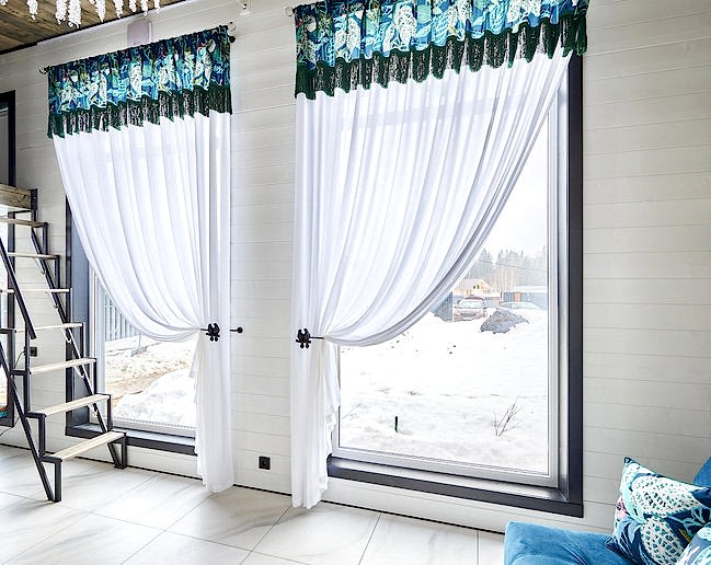 Шторы в стиле шебби-шик