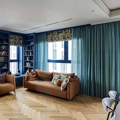 Римские шторы и тюль под заказ, ул. Адмирала Макарова