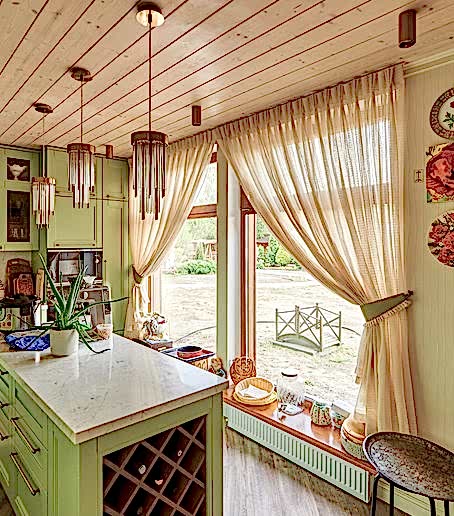 Шторы для деревянного дома на заказ