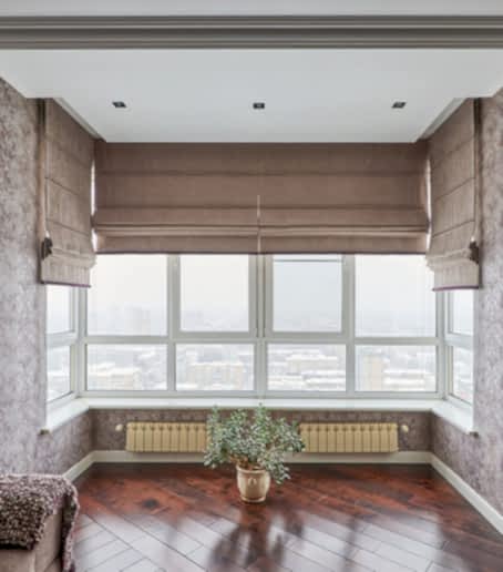 Шторы на эркер