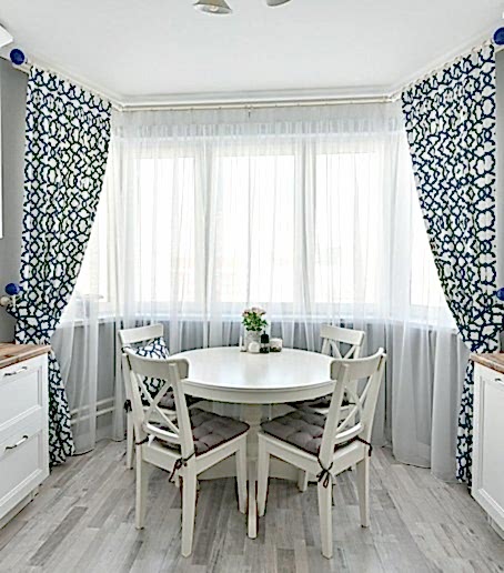 Шторы на эркер