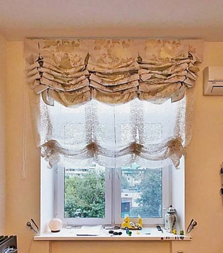 Австрийские шторы