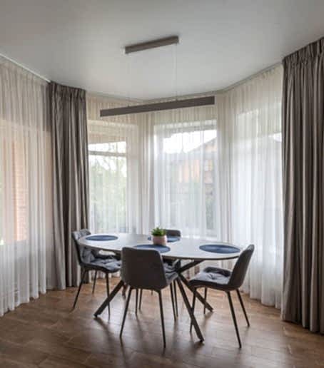 Шторы на эркер