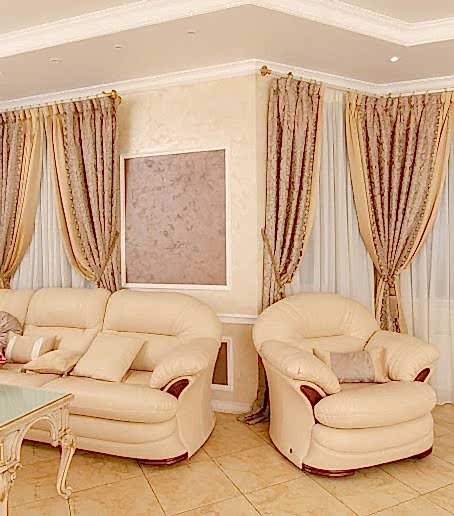 Шторы для гостиной на заказ