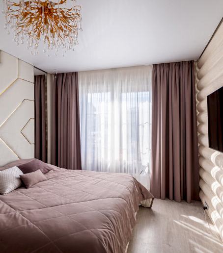 Шторы для спальни