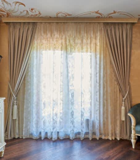 Шторы на круглые окна