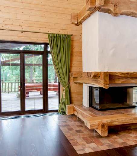 Шторы на круглые окна