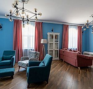 Шторы в загородном доме в д. Ямищево