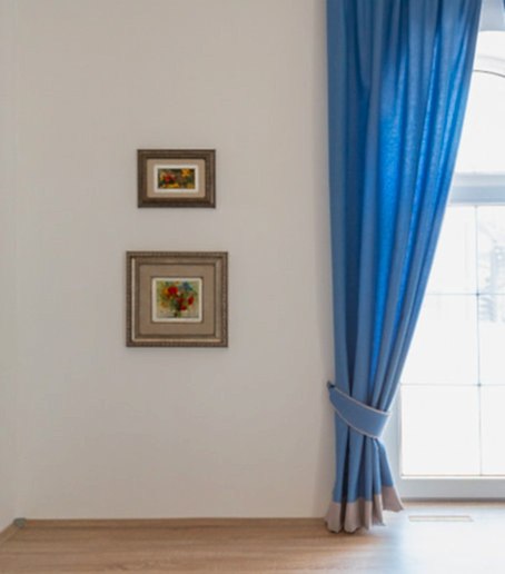 Шторы на круглые окна