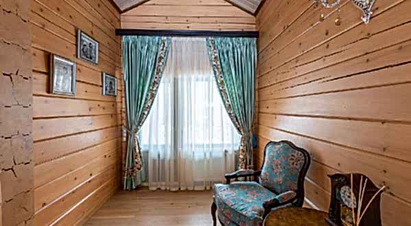 Шторы для деревянного дома на заказ