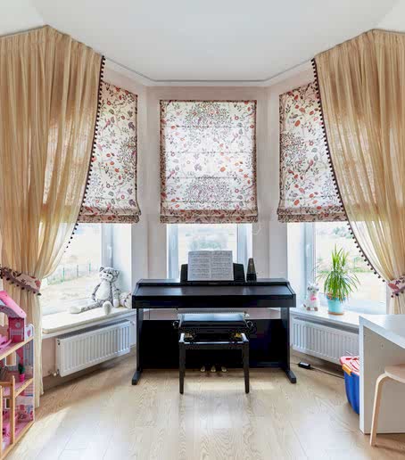 Шторы для деревянного дома на заказ