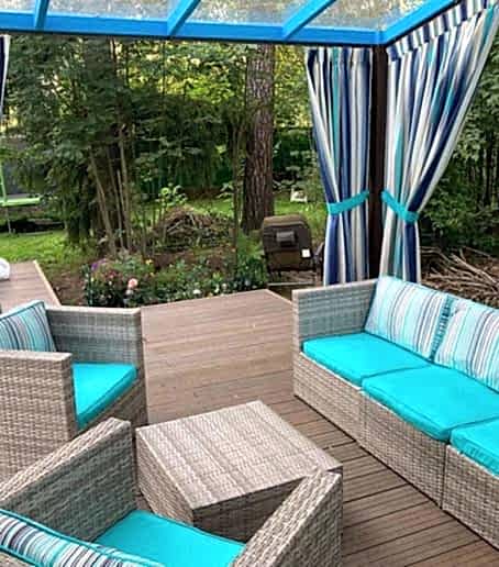 Шторы для веранды и беседки на заказ