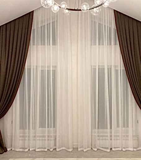 Шторы на круглые окна