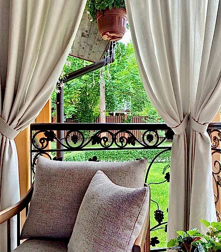 Шторы для веранды и беседки на заказ