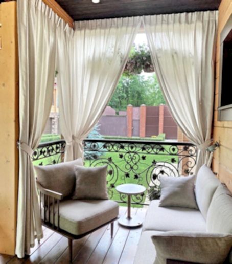 Шторы для веранды и беседки на заказ