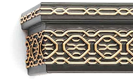 Багеты для штор на заказ в Алматы и области | Багетные настенные и потолочные карнизы от студии дизайна Belladone.