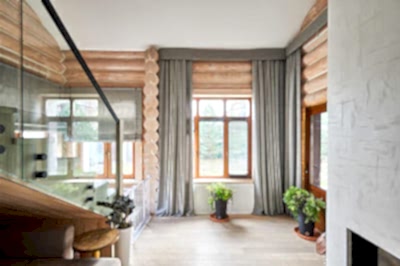 Шторы в коттедж