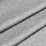 Портьерная ткань BD1006, Белый Серый, Темно-серый