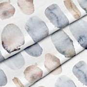 Ткань BD1011, цвета - белый, серый