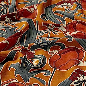 Портьерная ткань TULIP - FIRE