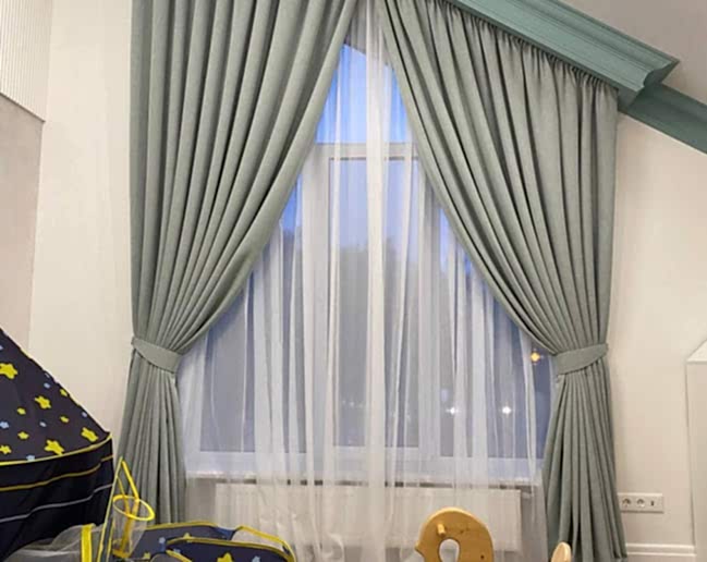 Шторы на треугольные окна