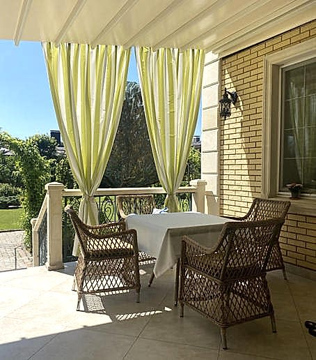 Шторы для веранды и беседки на заказ