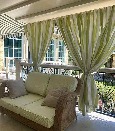 Шторы для веранды и беседки на заказ