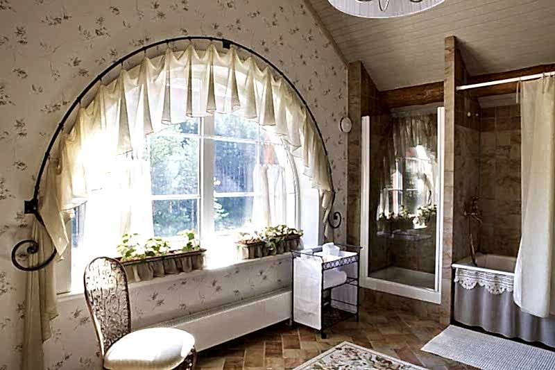 Арочные шторы для окон и межкомнатных арок | Студия Belladone