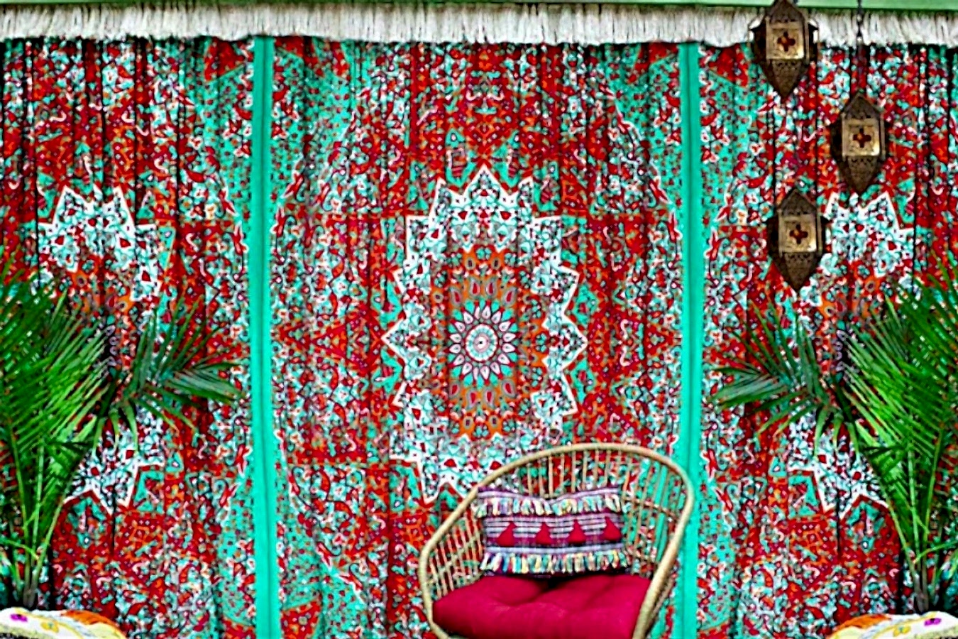 Шторы в стиле бохо на заказ