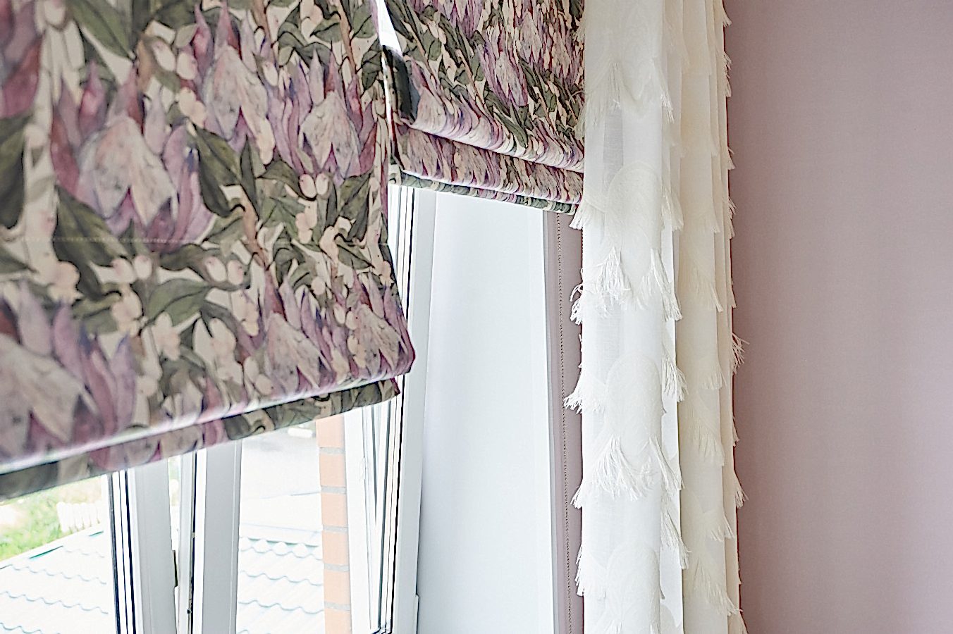 Шторы в стиле шебби-шик