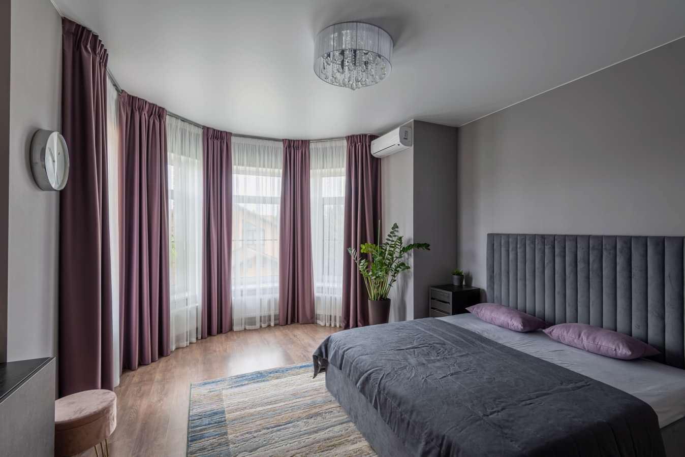 Шторы на эркер