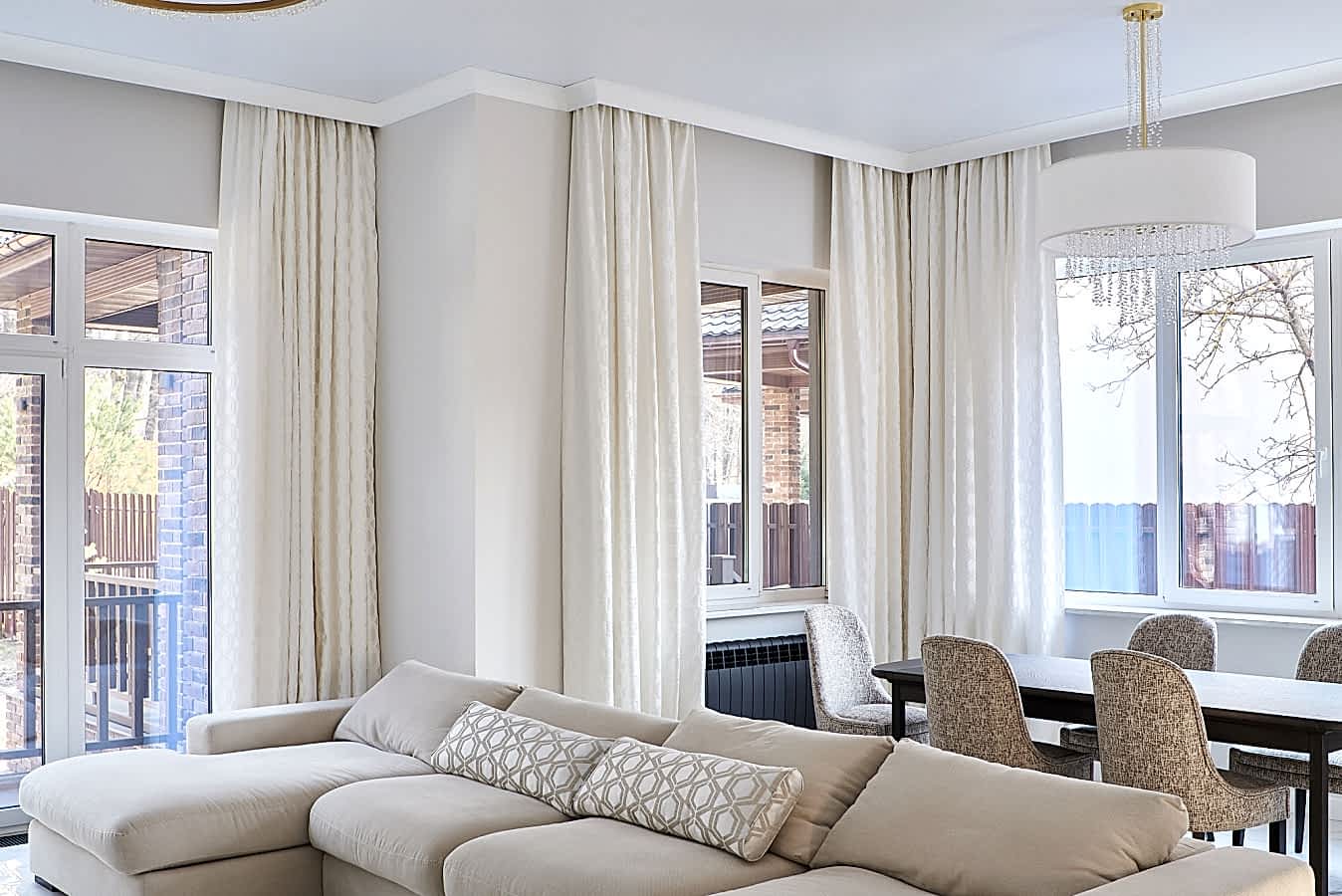 Шторы для деревянного дома на заказ