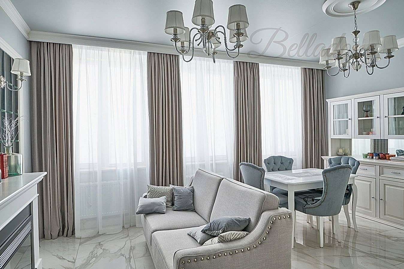 Идеи штор для бежевых стен, чтобы интерьер не был скучным