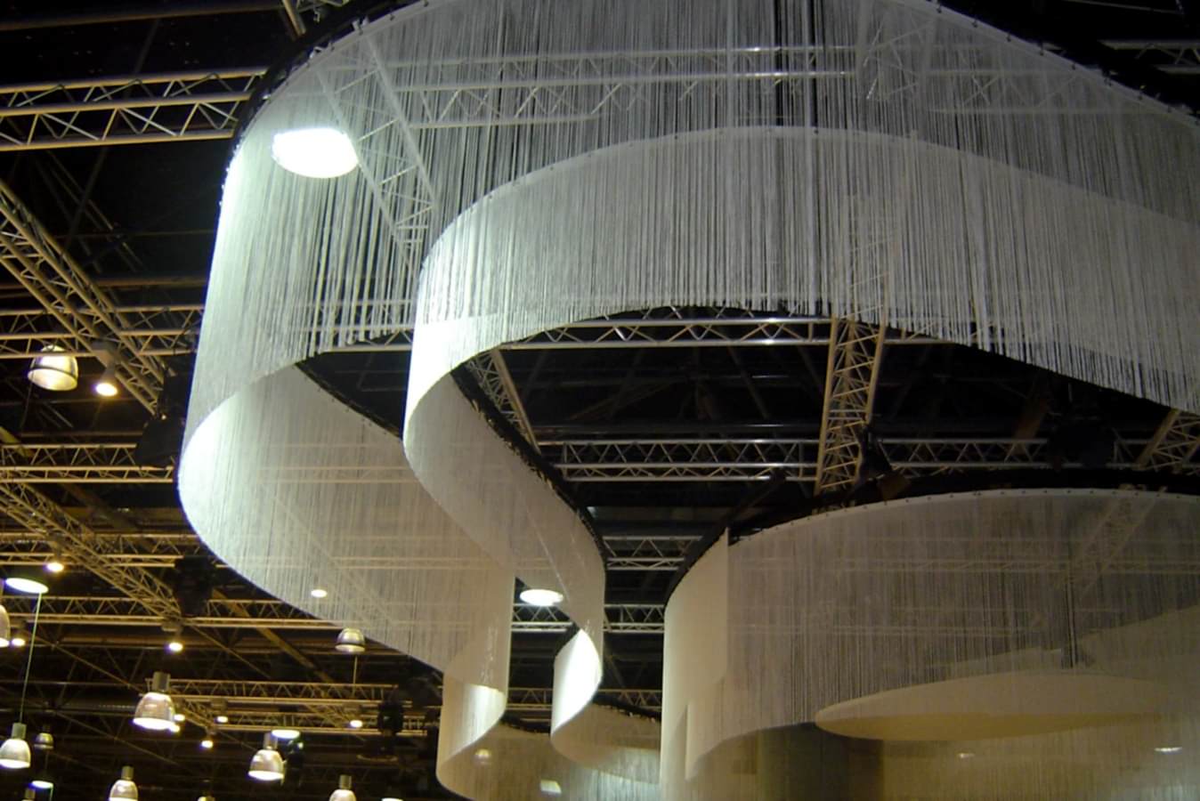 Нитяные шторы кисея